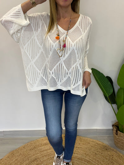 Sweater Hilo Génesis Crudo