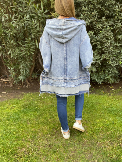 Chaqueta/Ponchito Furor Azul (Oversize)