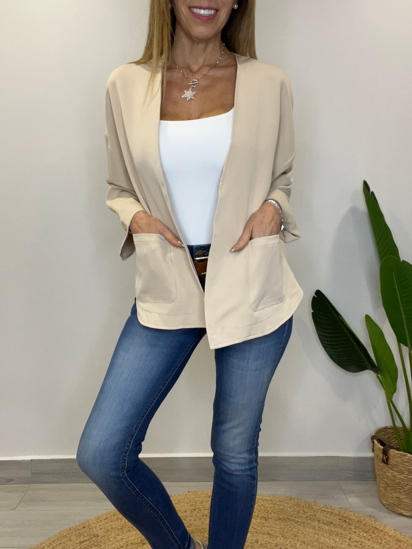 Tapado/Blazer Riviera Beige