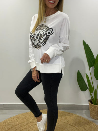 Polerón Hippie Soul Blanco