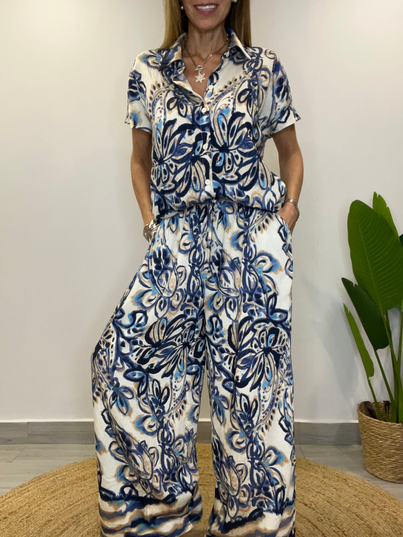 Conjunto Samaná (2 piezas) Azul