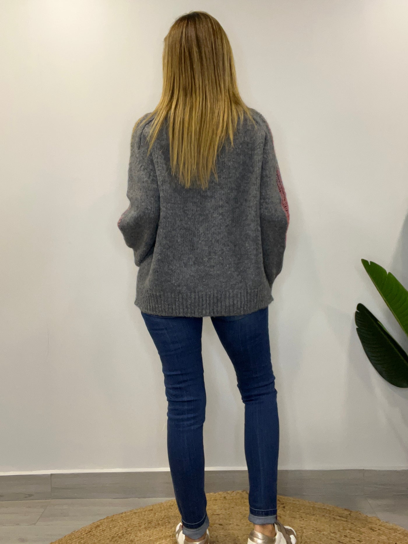 Sweater Italiano Lana Martina Gris