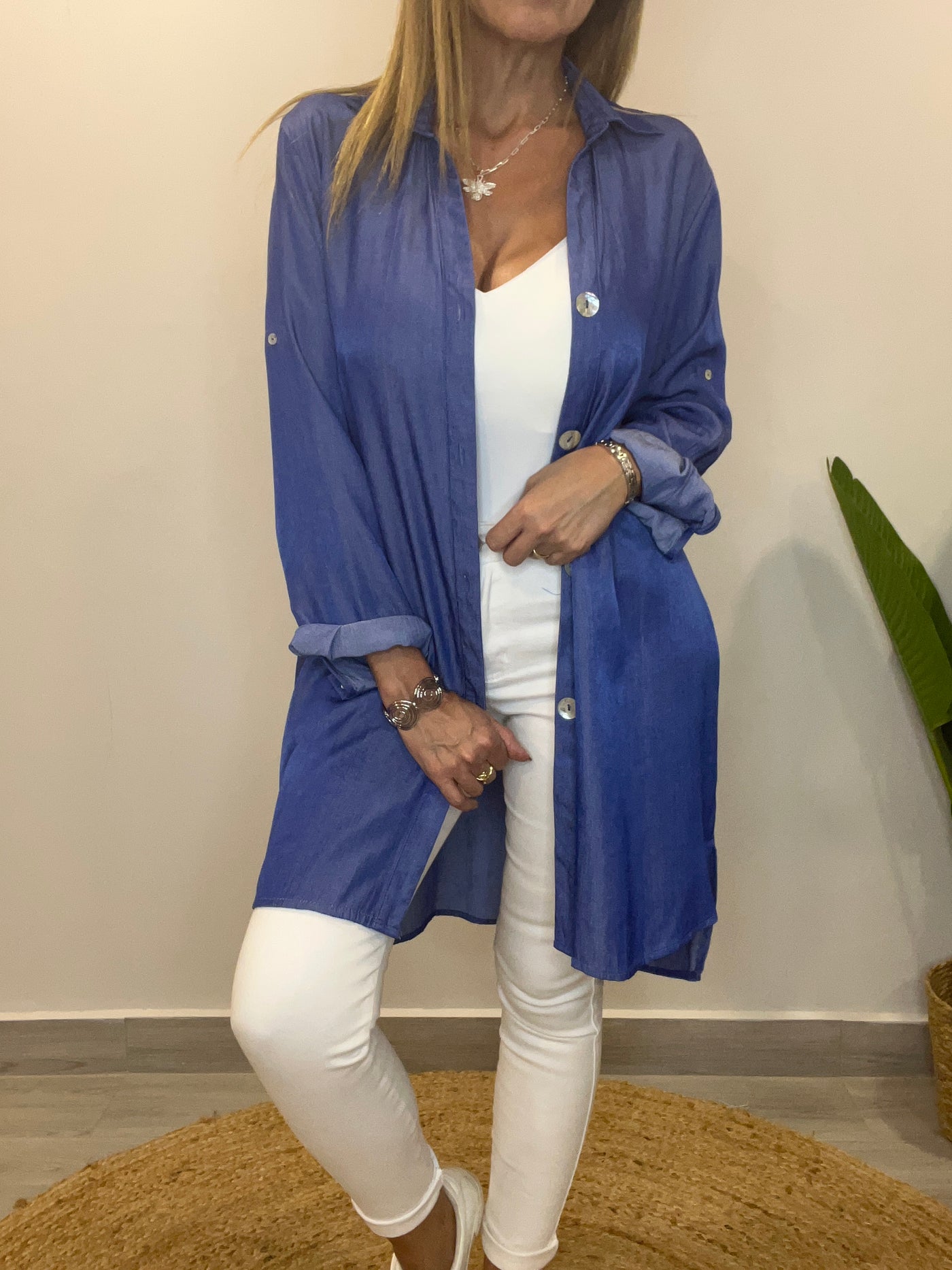 Camisola Pompeya Azul