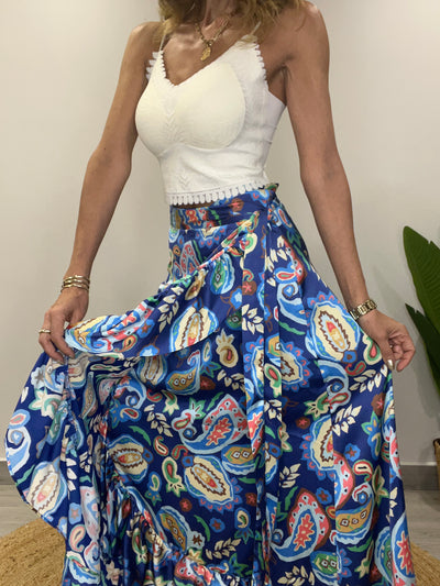Falda Envolvente Azules