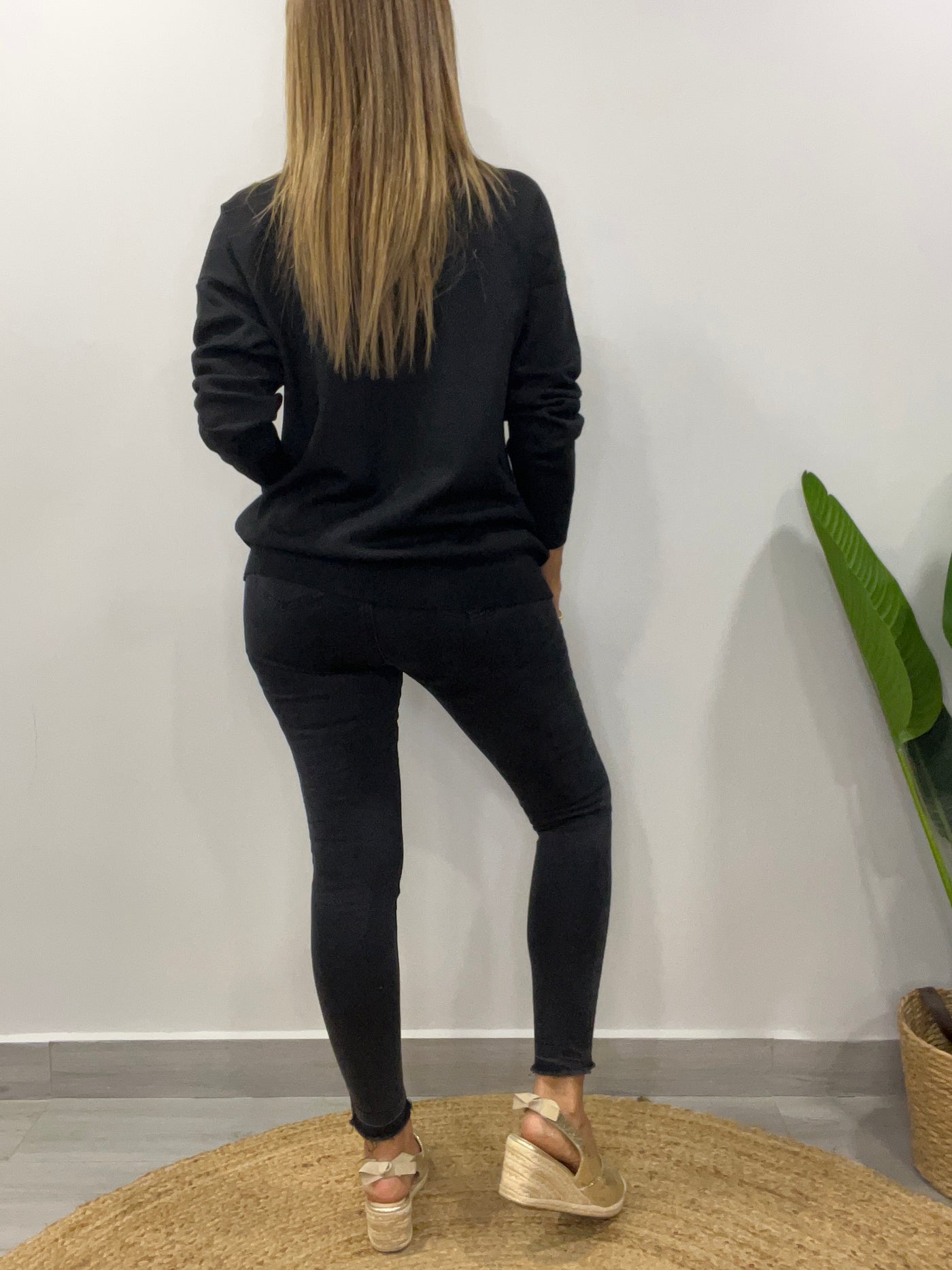 Sweater Italiano Niza negro