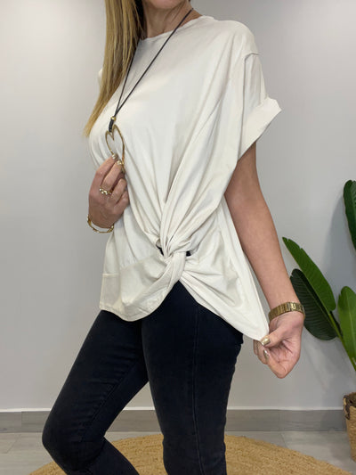 Polera Nudo Beige