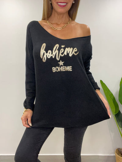 Sweater Boheme negro