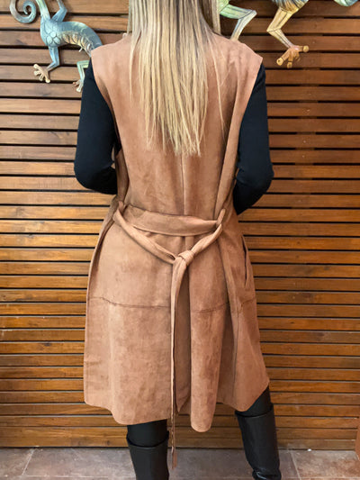 Trench Gamuza Alfa Camel