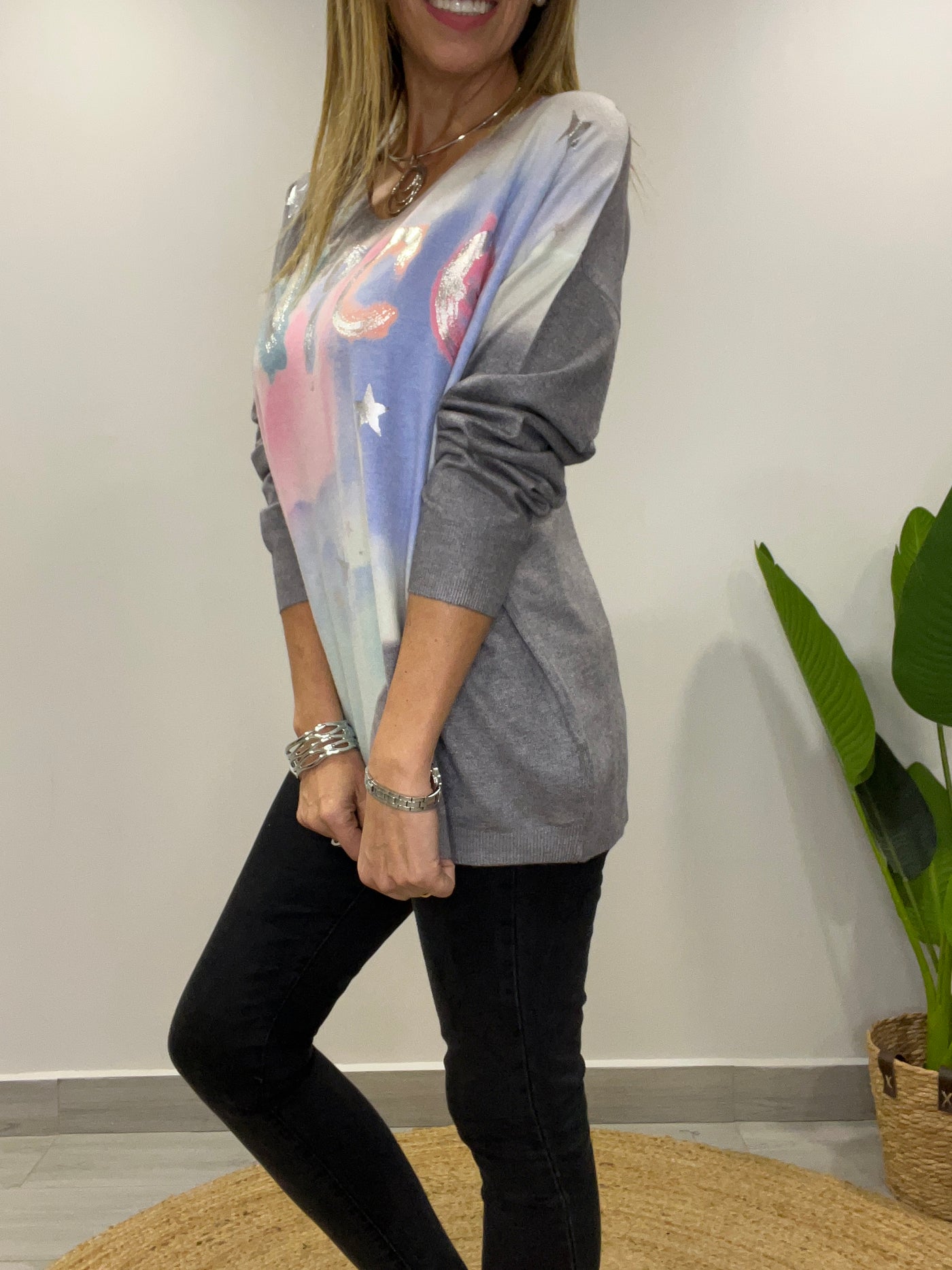 Sweater Nice Gris