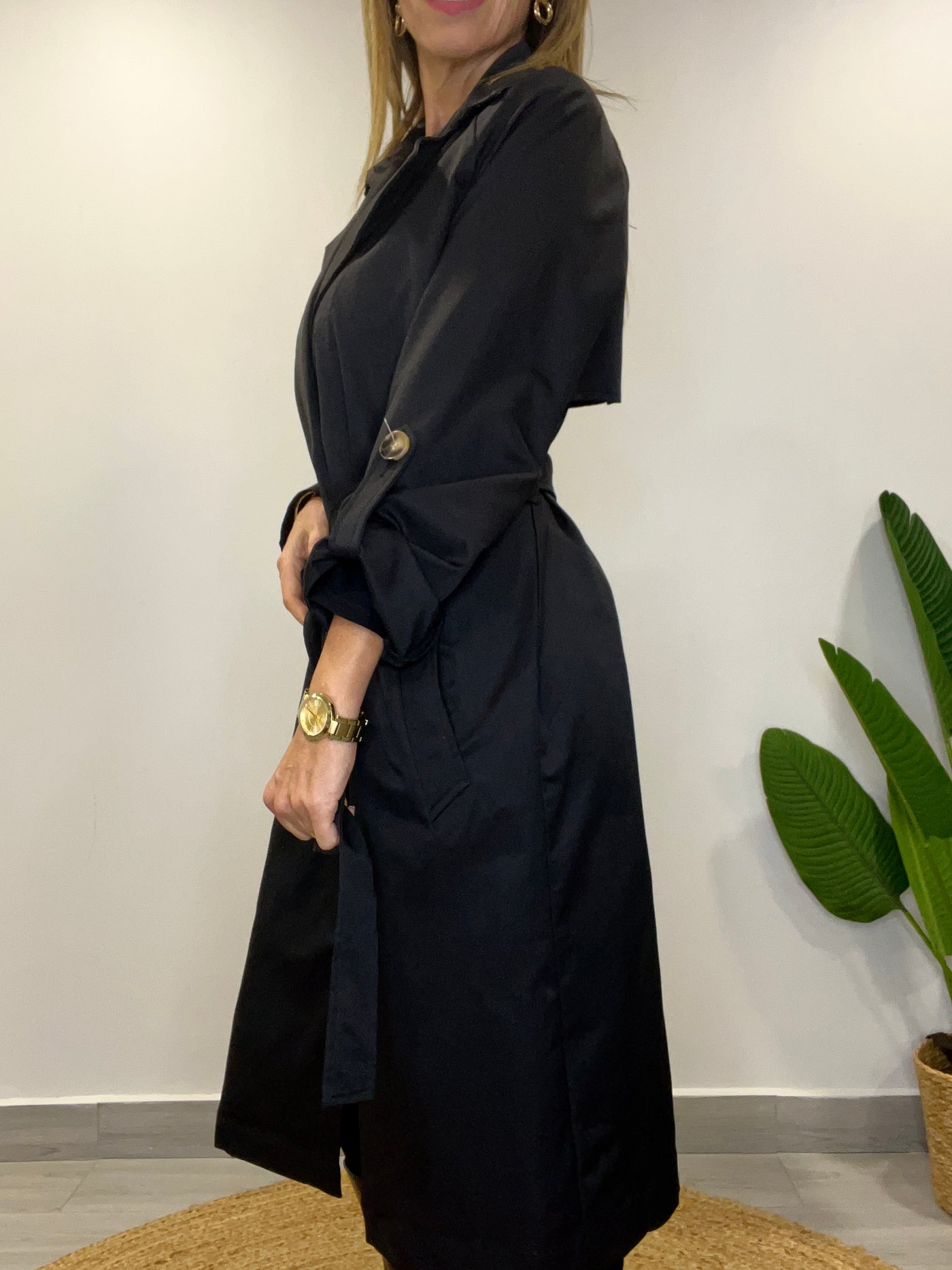 Trench Magnifico negro