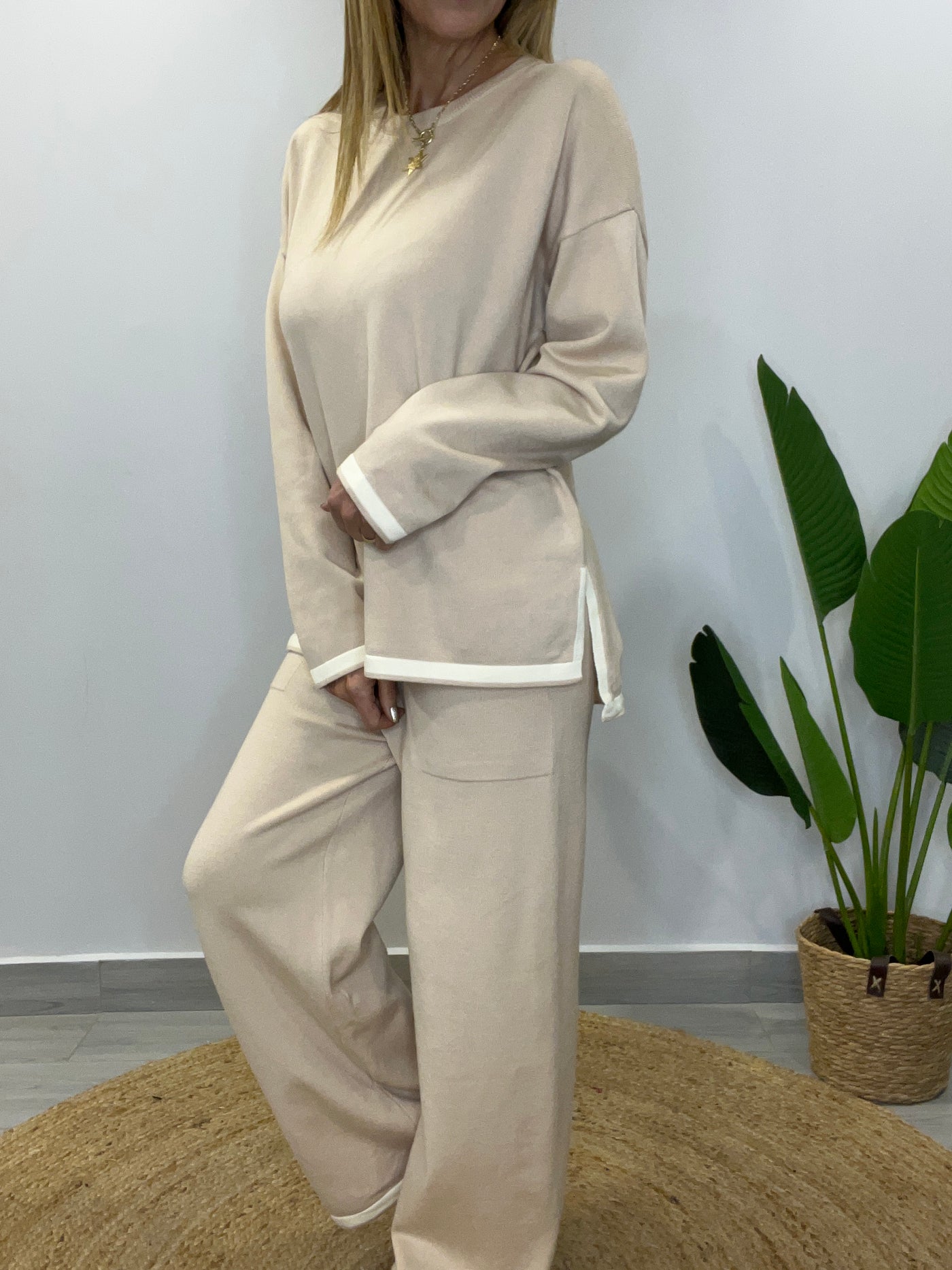 Conjunto Amelia (2 piezas) Beige