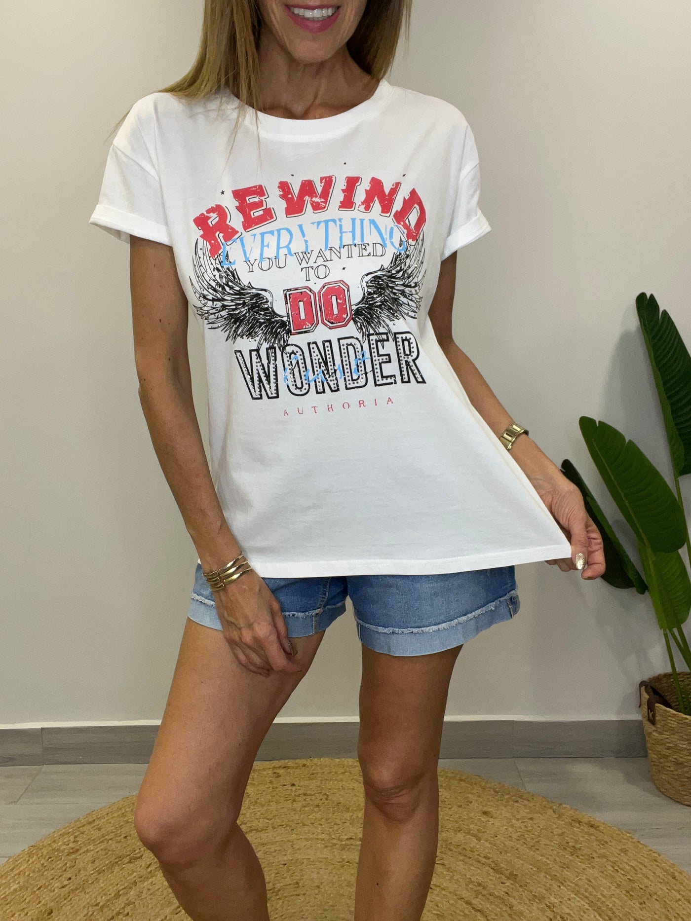 Polera Rewind Blanca