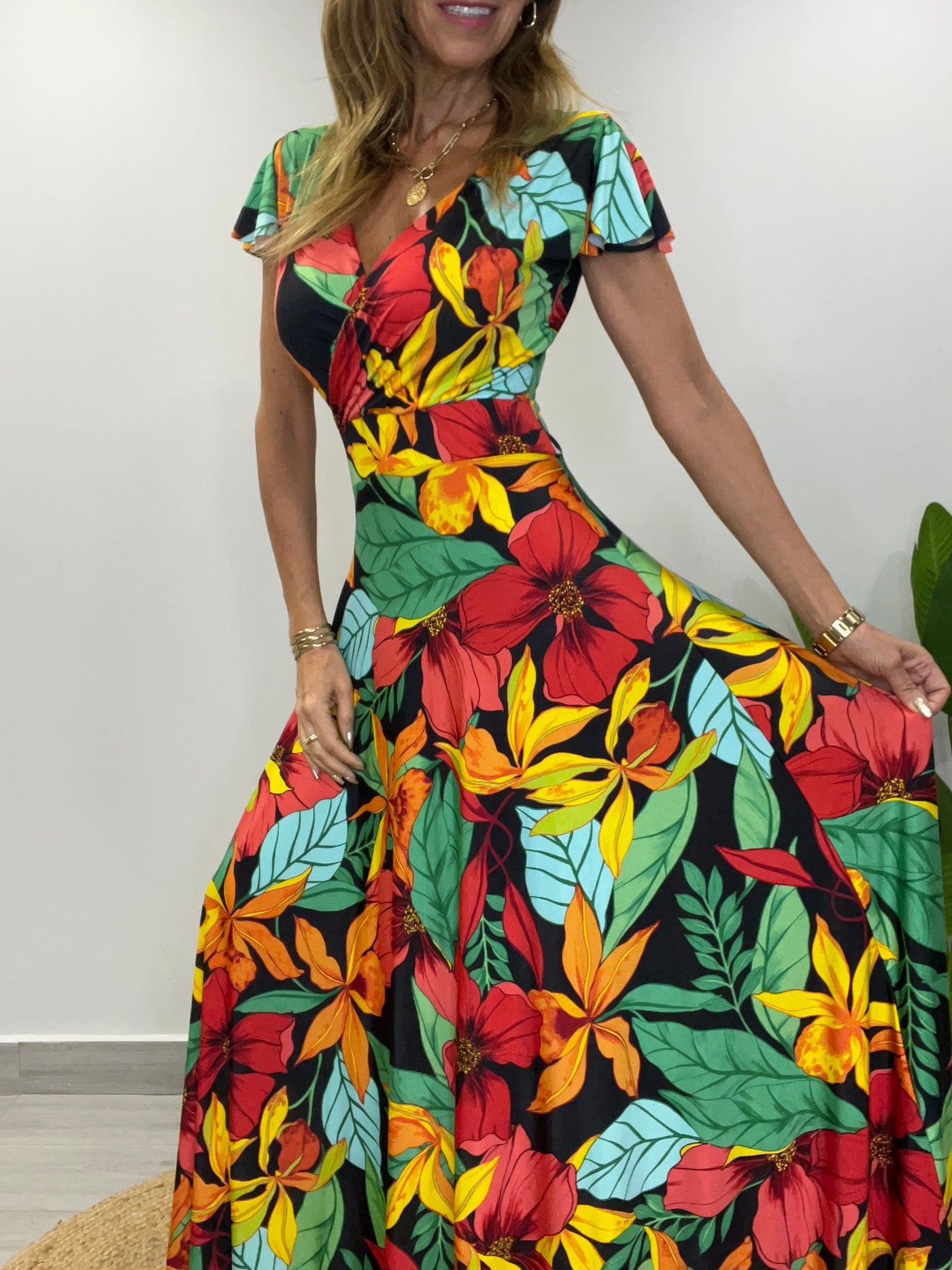 Vestido Lycra Romántico R8