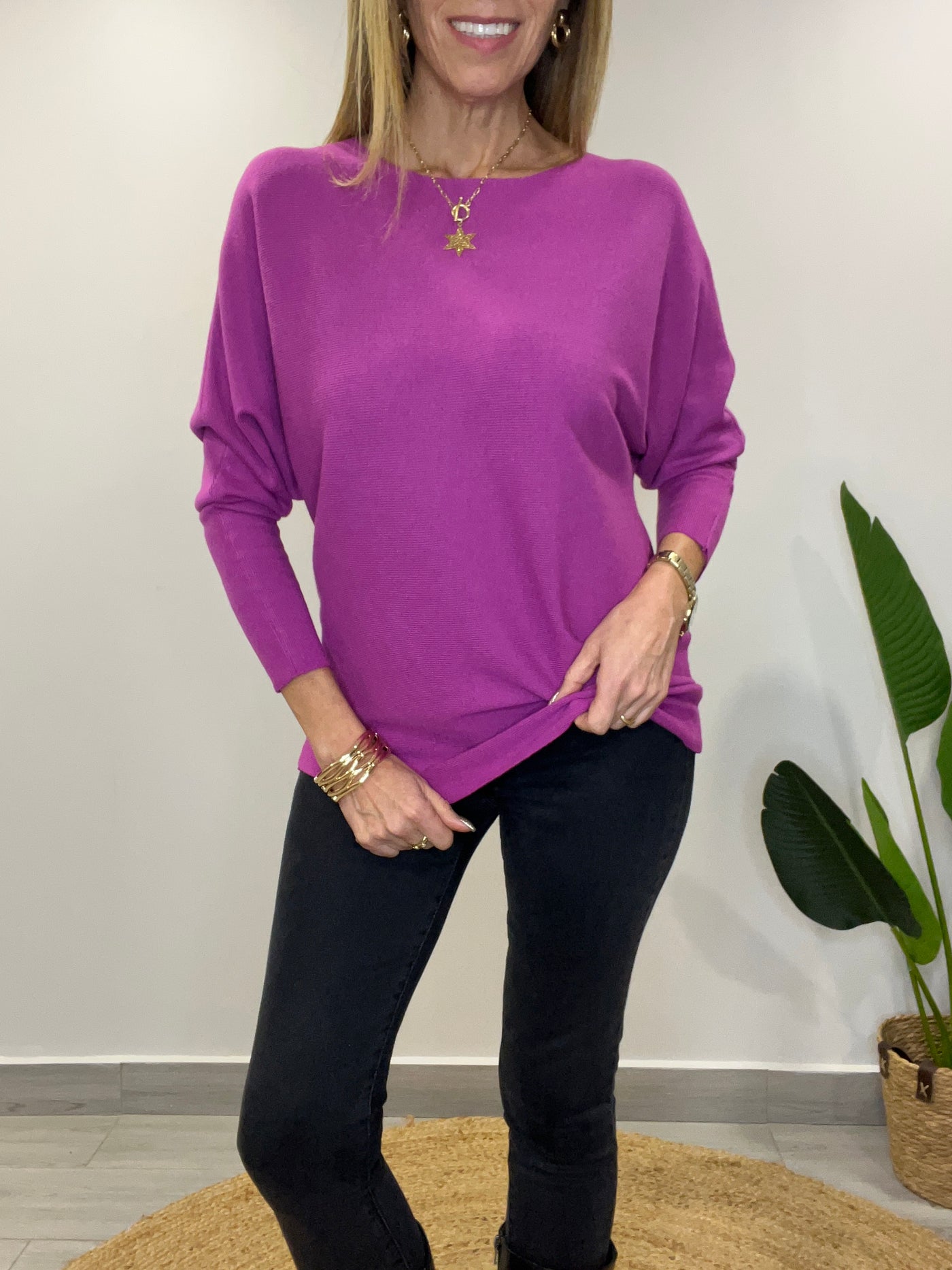Sweater Singapur magenta
