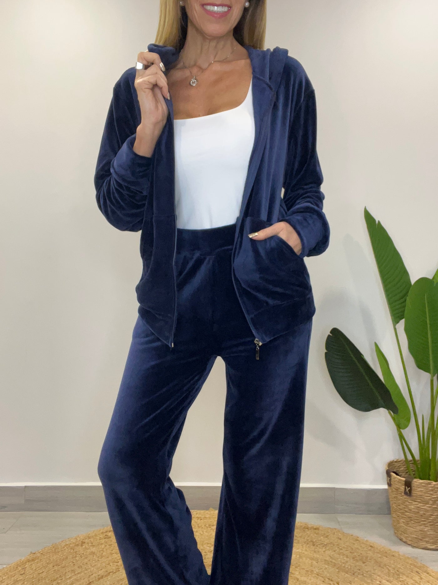 Conjunto Plush Relax (2 piezas) Azul