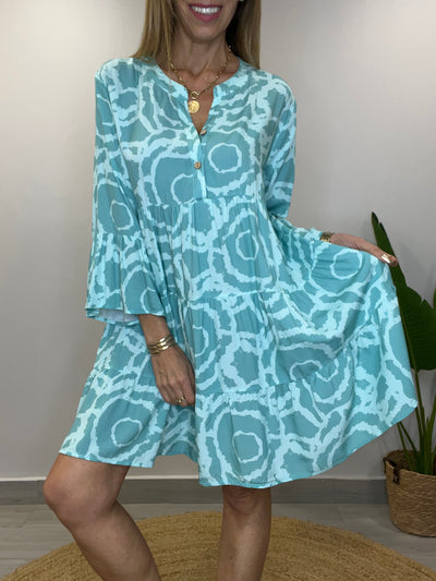 Vestido cancún Agua Marina