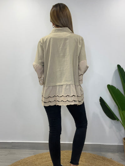 Blusa Noa Beige