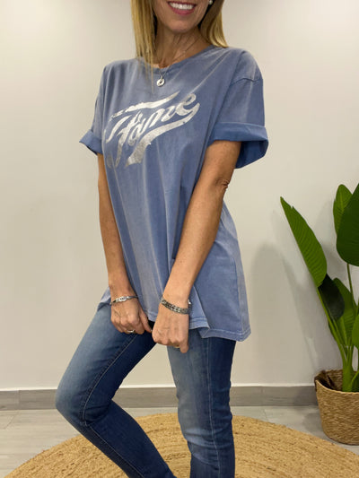 Polera Fame azul