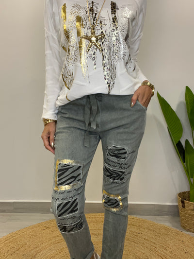 Jogger Italiano Art Verde