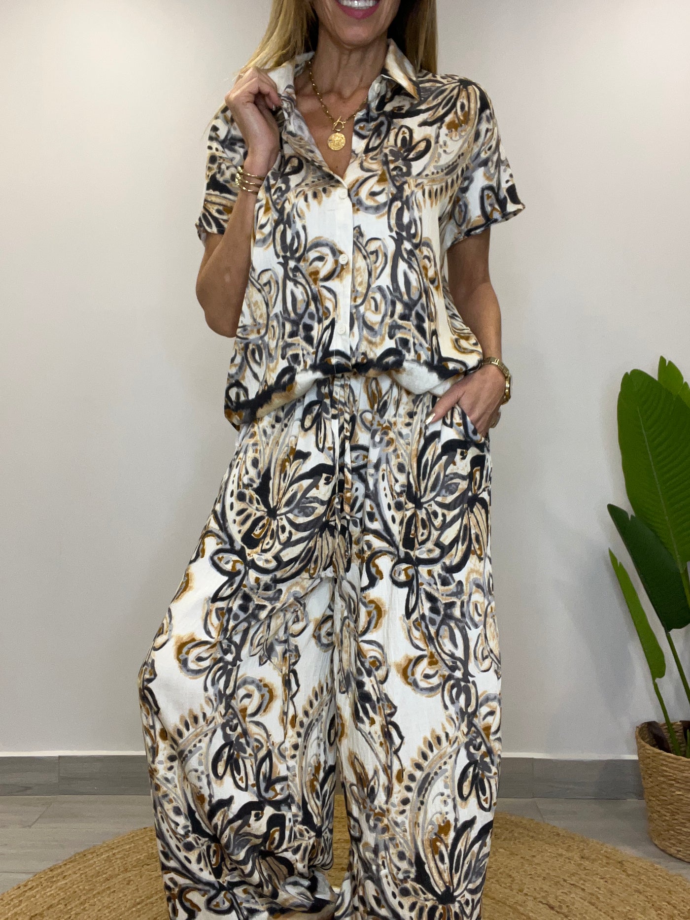 Conjunto Samaná (2 piezas) Negro