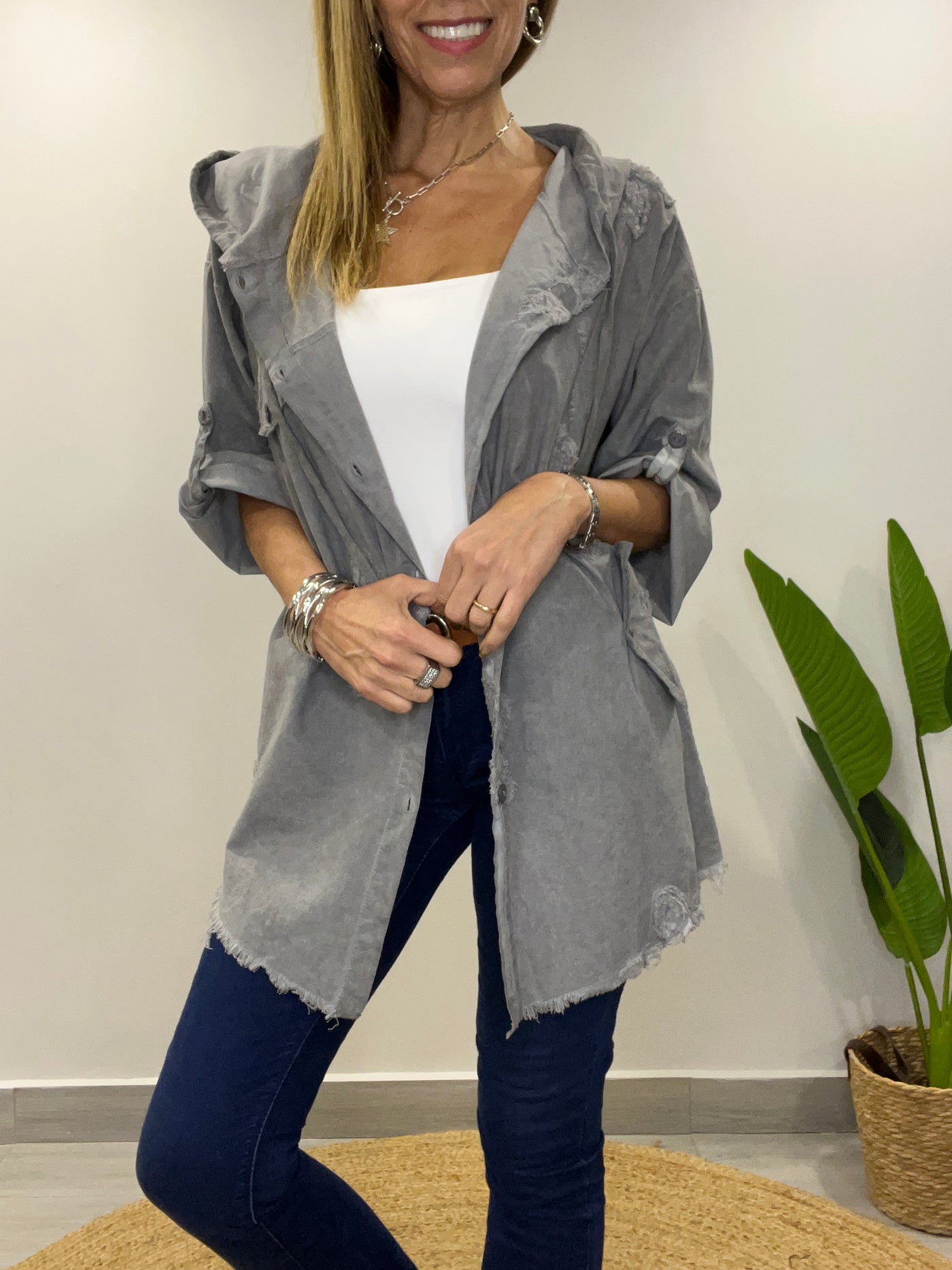 Chaqueta/Blusón linolet Ferraty Gris