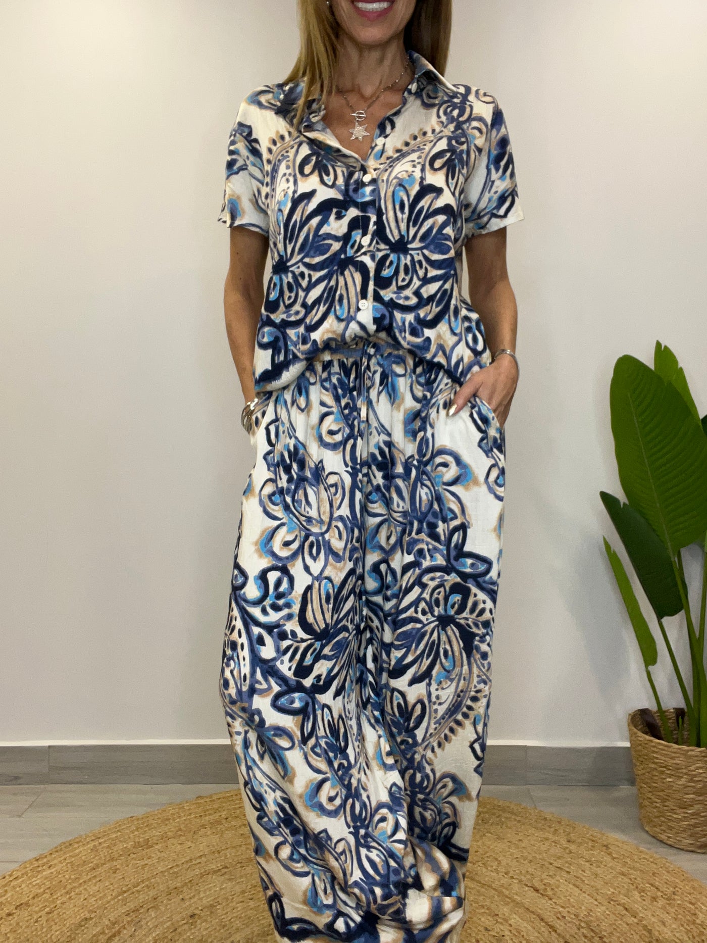 Conjunto Samaná (2 piezas) Azul