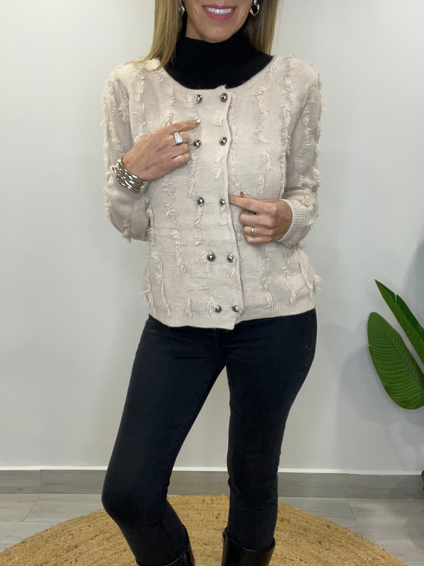 Chaleco Emma beige