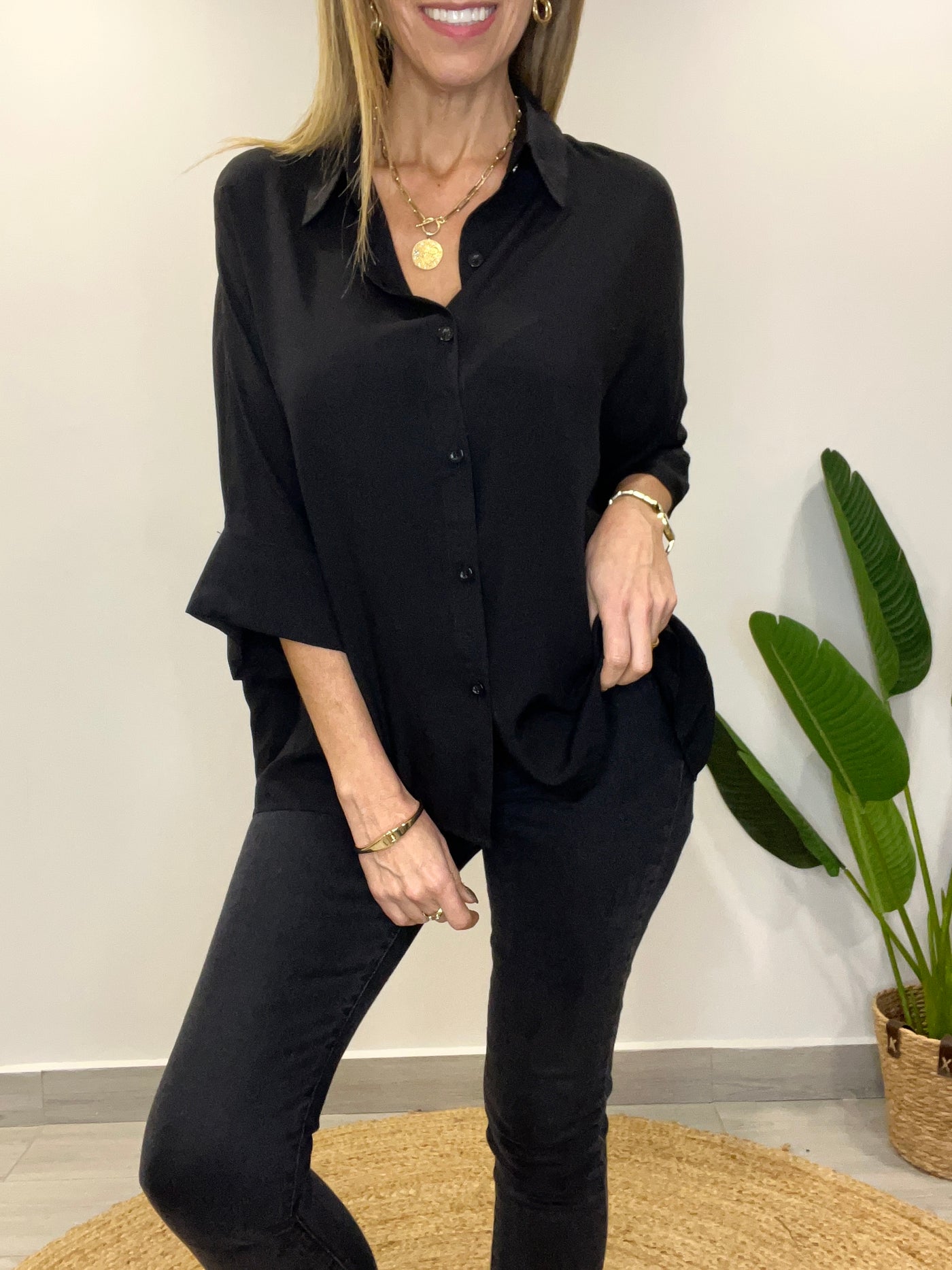 Blusa Catania Negra