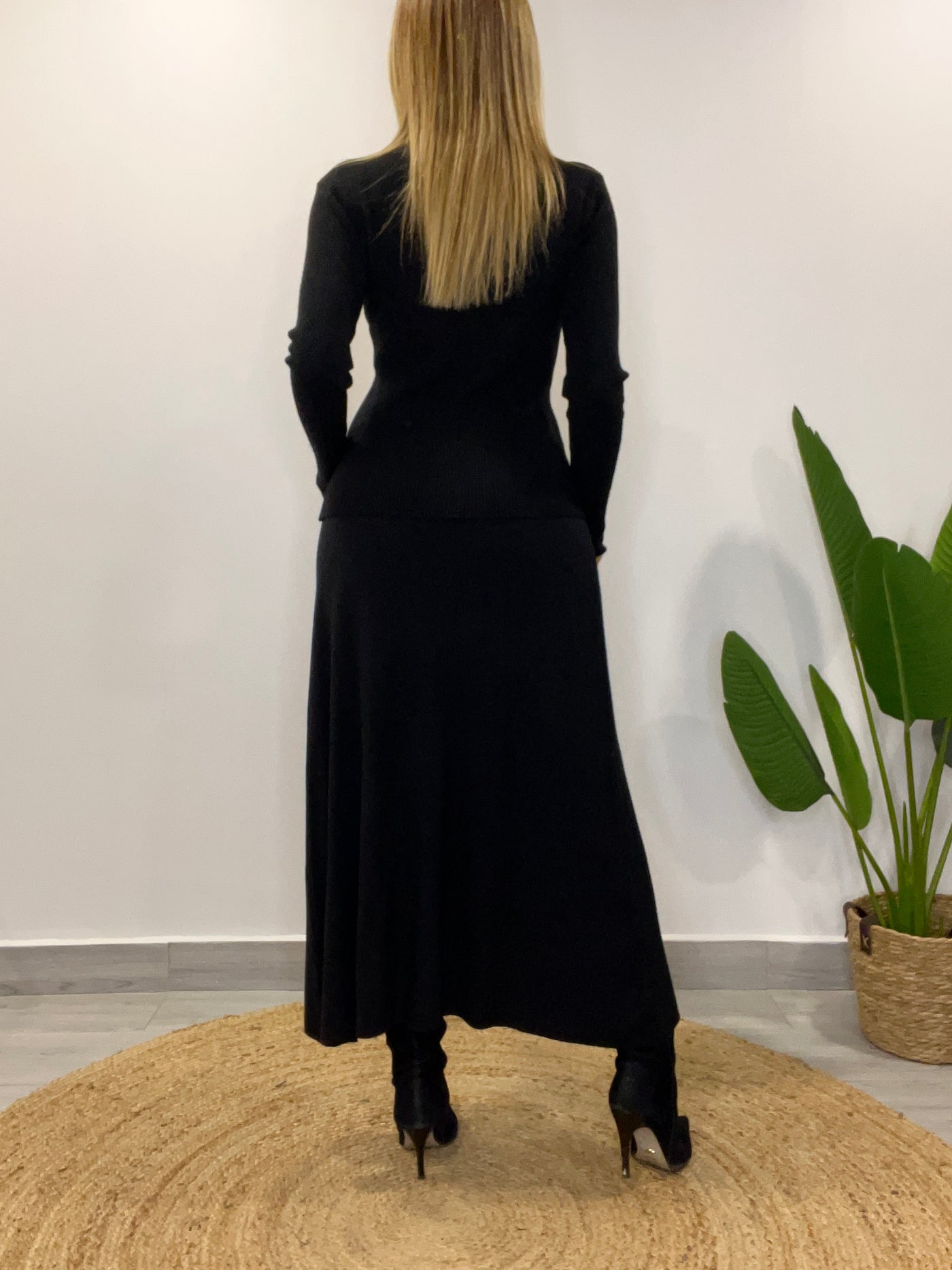 Falda Lanilla Sade negro