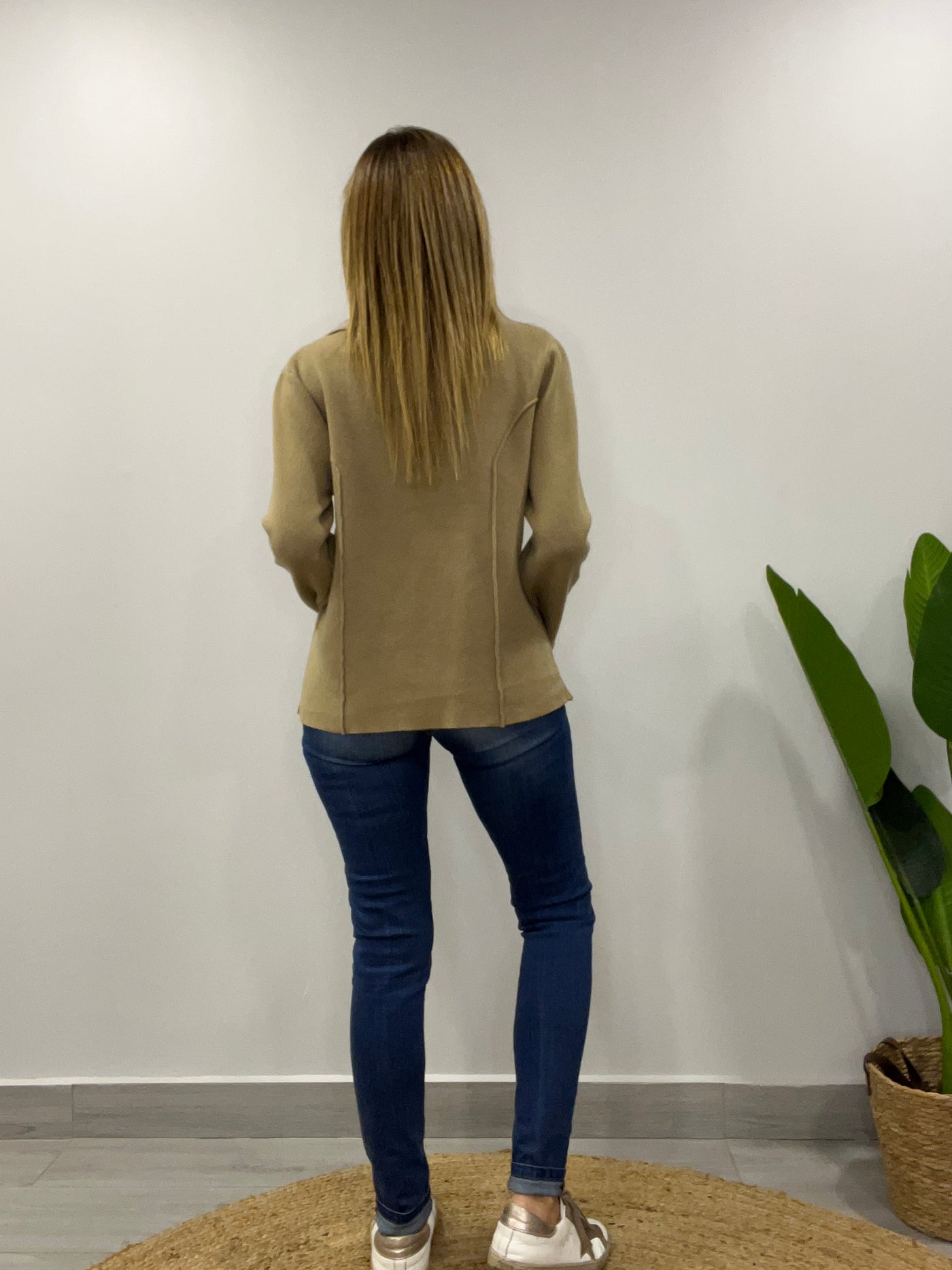 Blazer tejido Rihana Camel