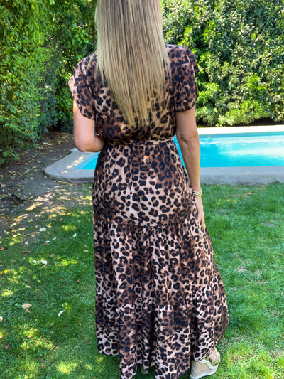 Vestido Print Café
