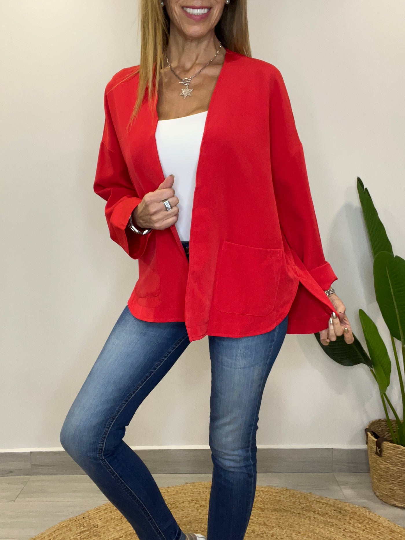 Tapado/Blazer Riviera Rojo