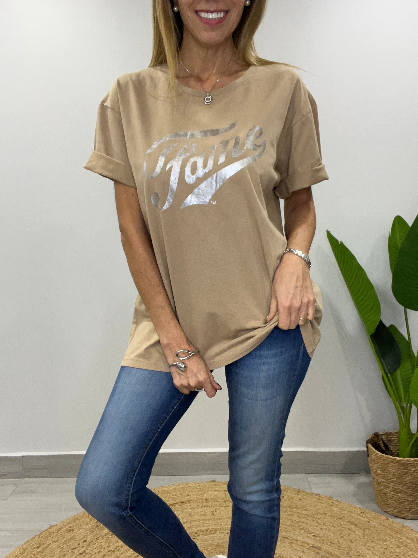 Polera Fame Camel