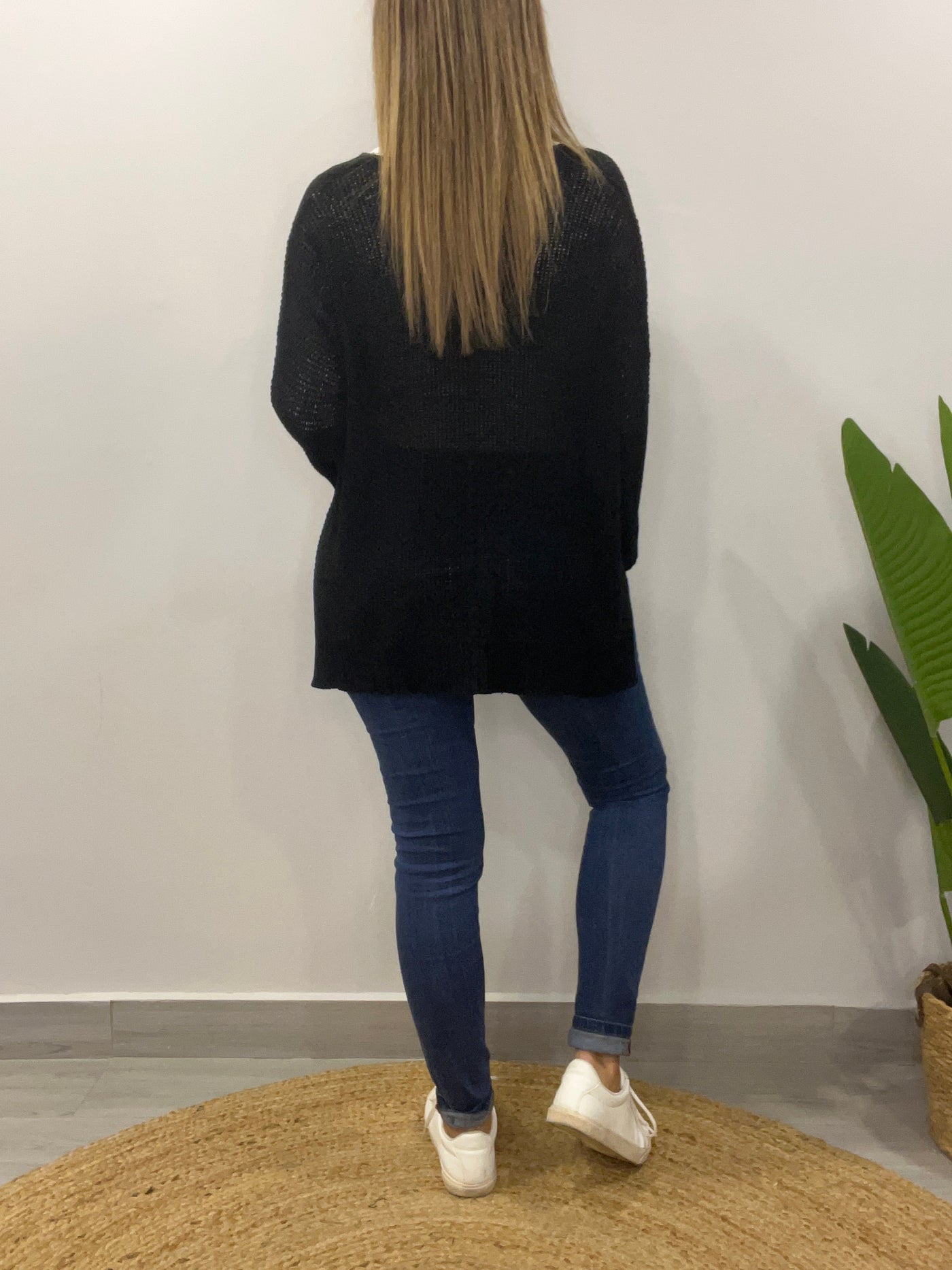 Sweater Hilo Mantua Negro