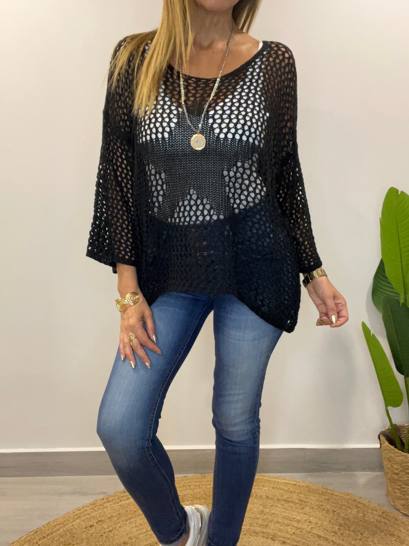 Sweater Hilo BigEstrella Negro