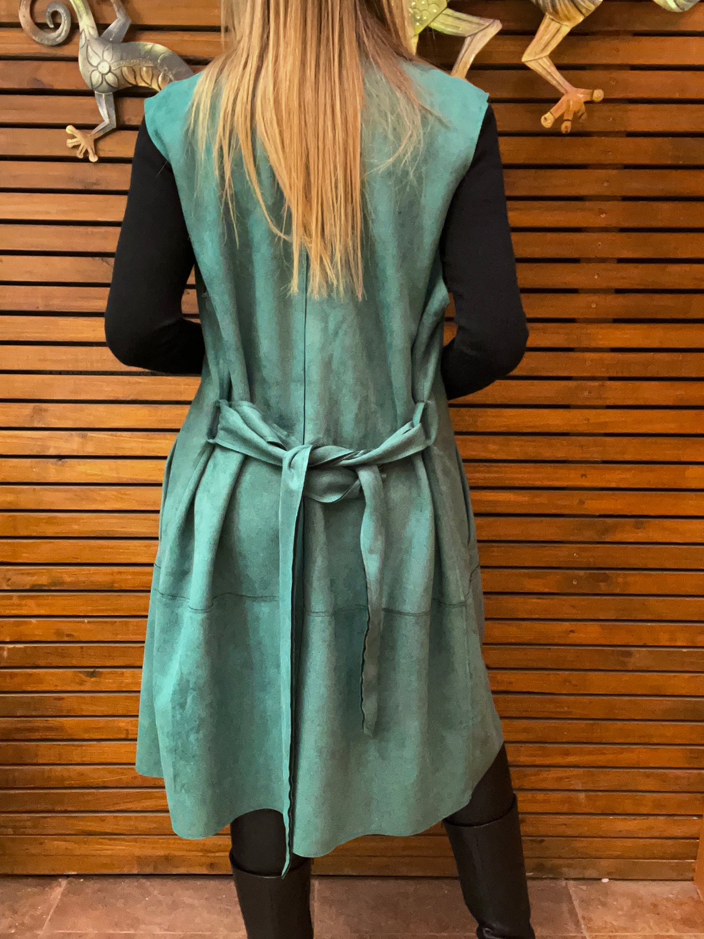 Trench Gamuza Alfa Verde