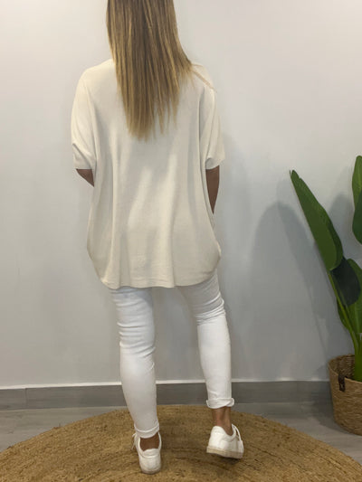 Polera Hilo Denver Crudo