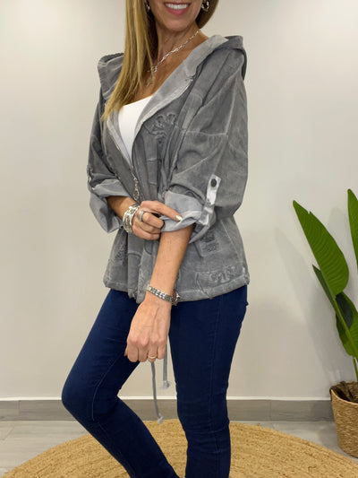 Chaqueta linolet Ferrari Gris