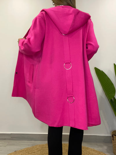 Abrigo Argolla fucsia