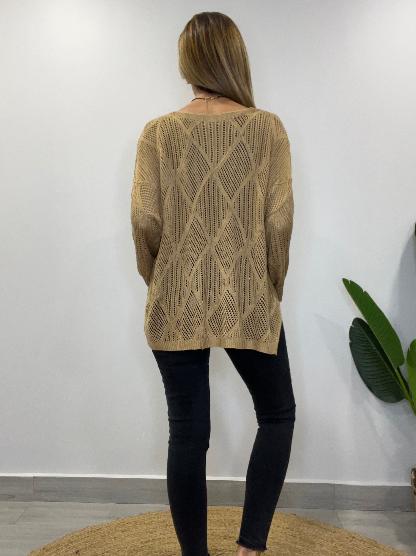 Sweater Hilo Génesis Camel