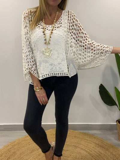 Sweater Hilo Santis Crema