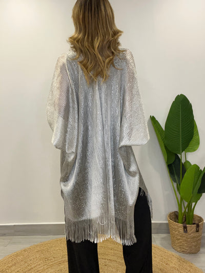 Tapado fiesta Lux Plateado