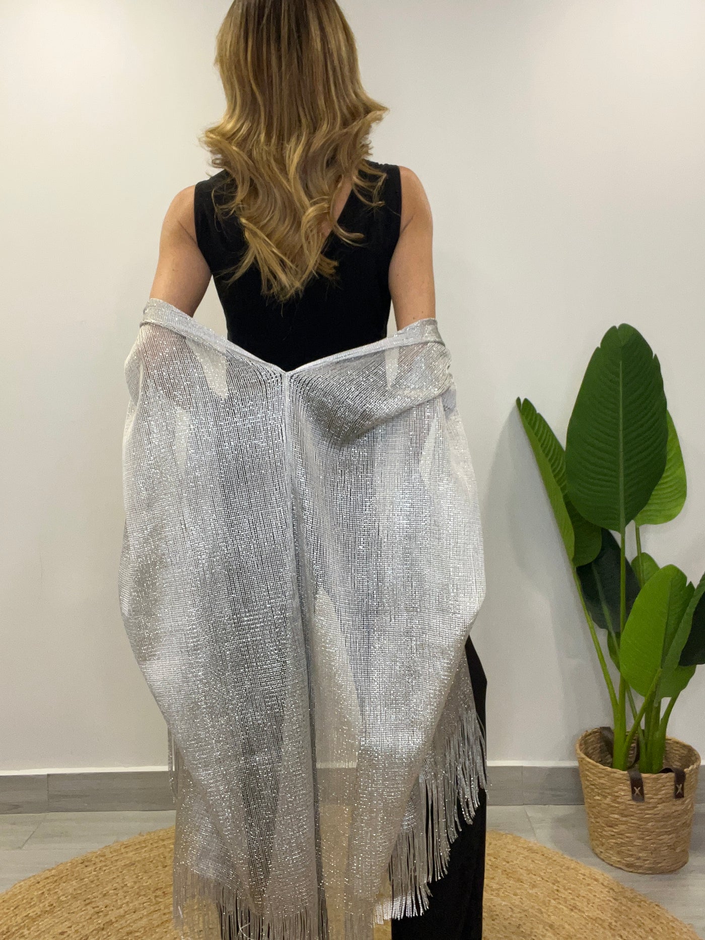 Tapado fiesta Lux Plateado