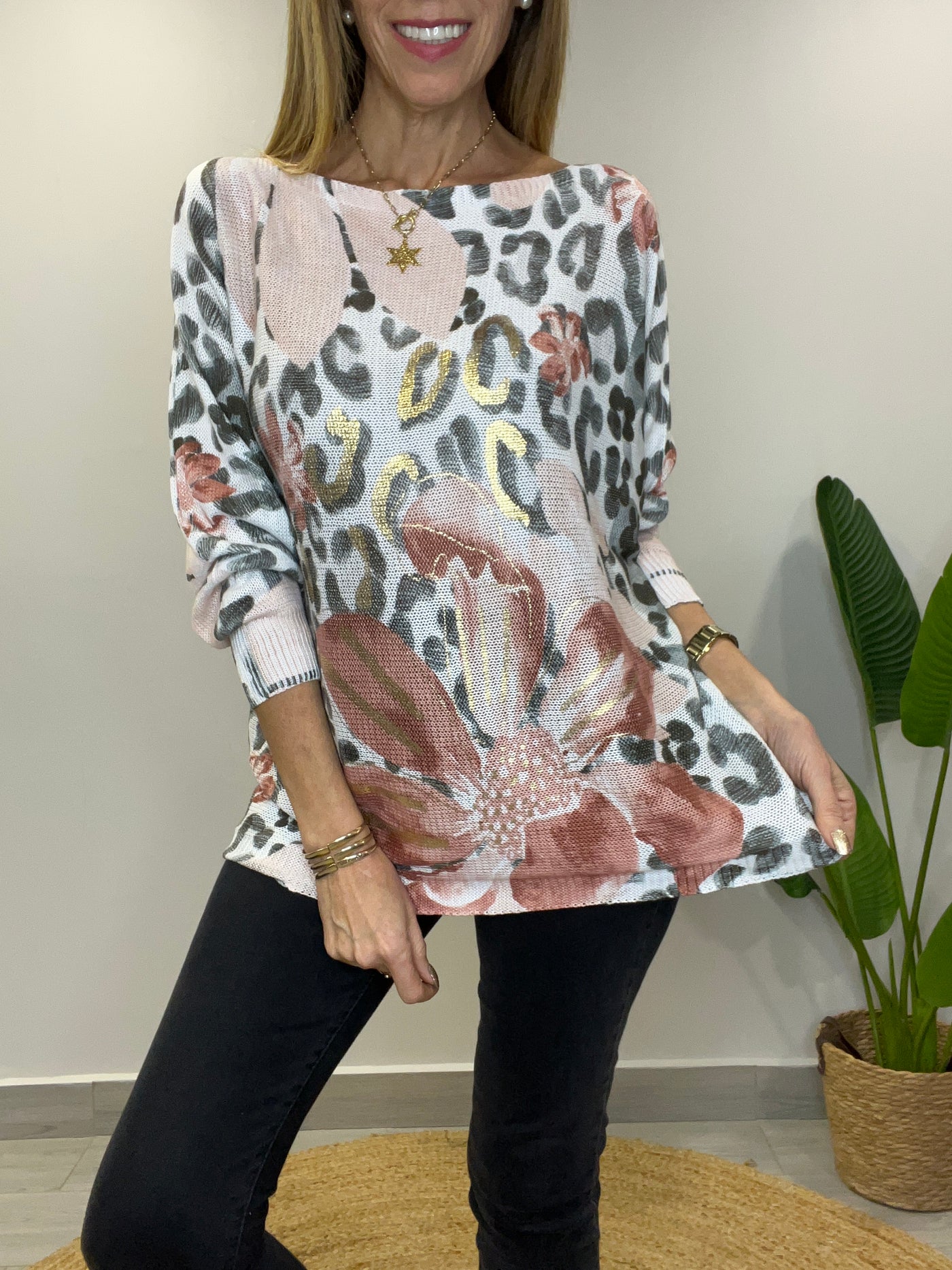 Sweater Hilo Camelia Café