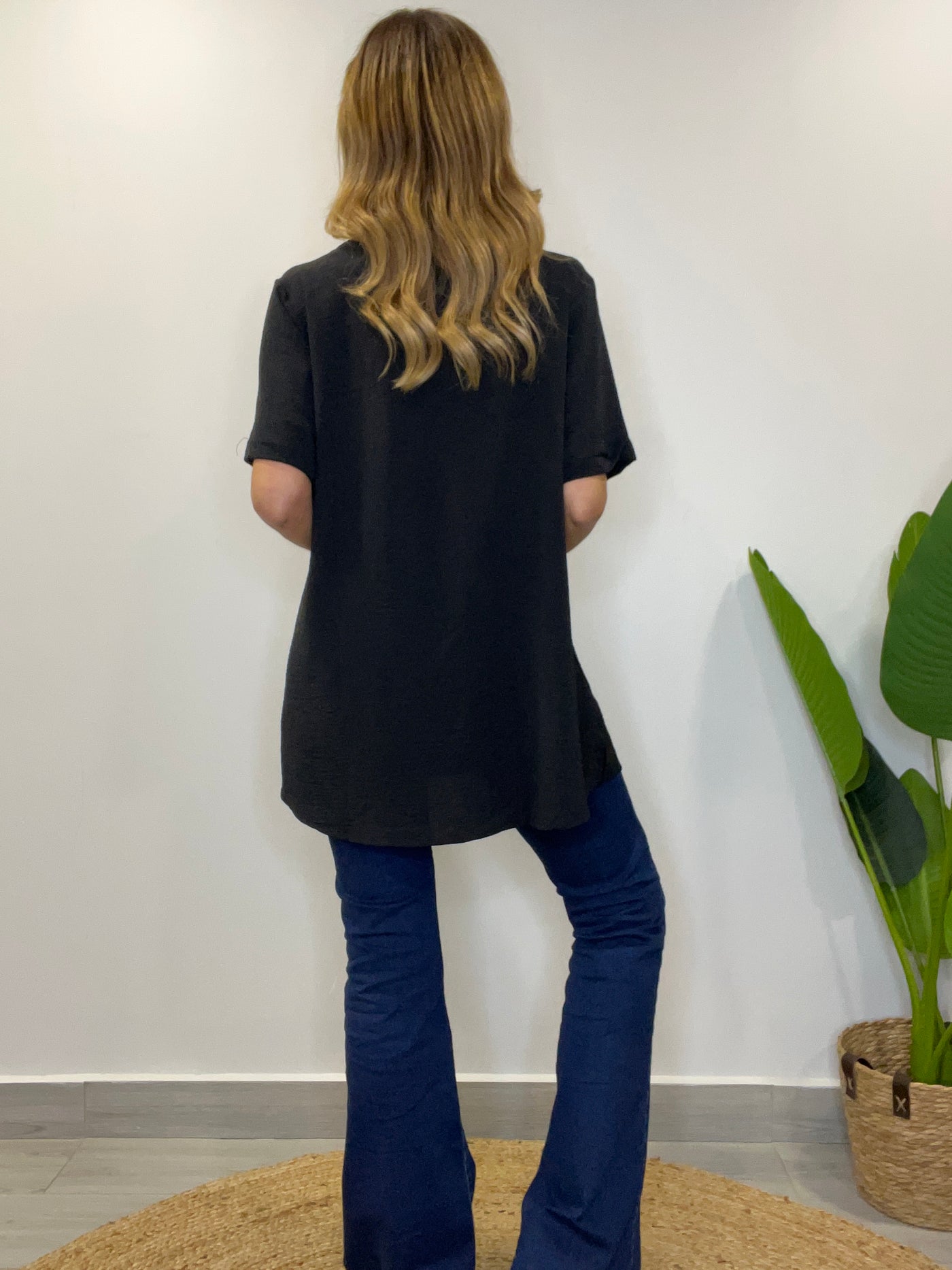 Blusa Crep Imperial Negro