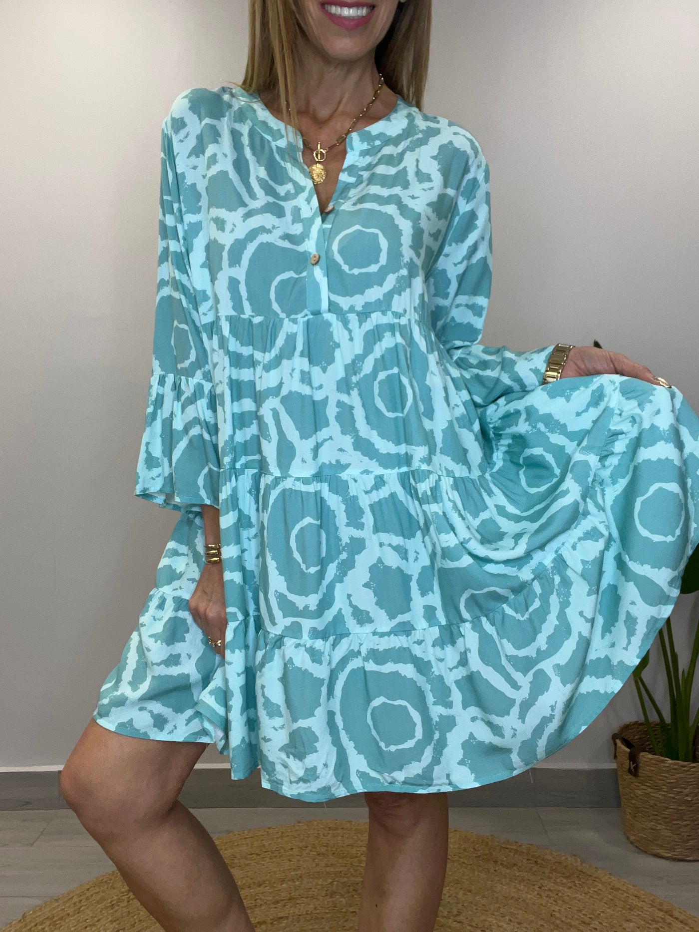 Vestido cancún Agua Marina