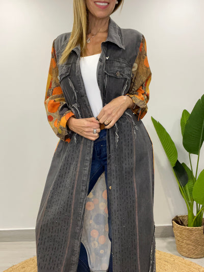 Camisola tencel/seda Issa Gris