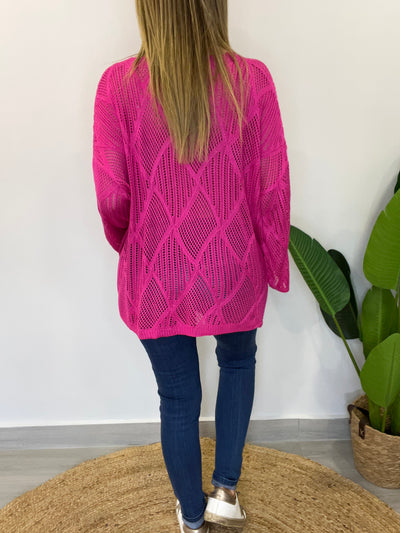 Sweater Hilo Génesis Fucsia