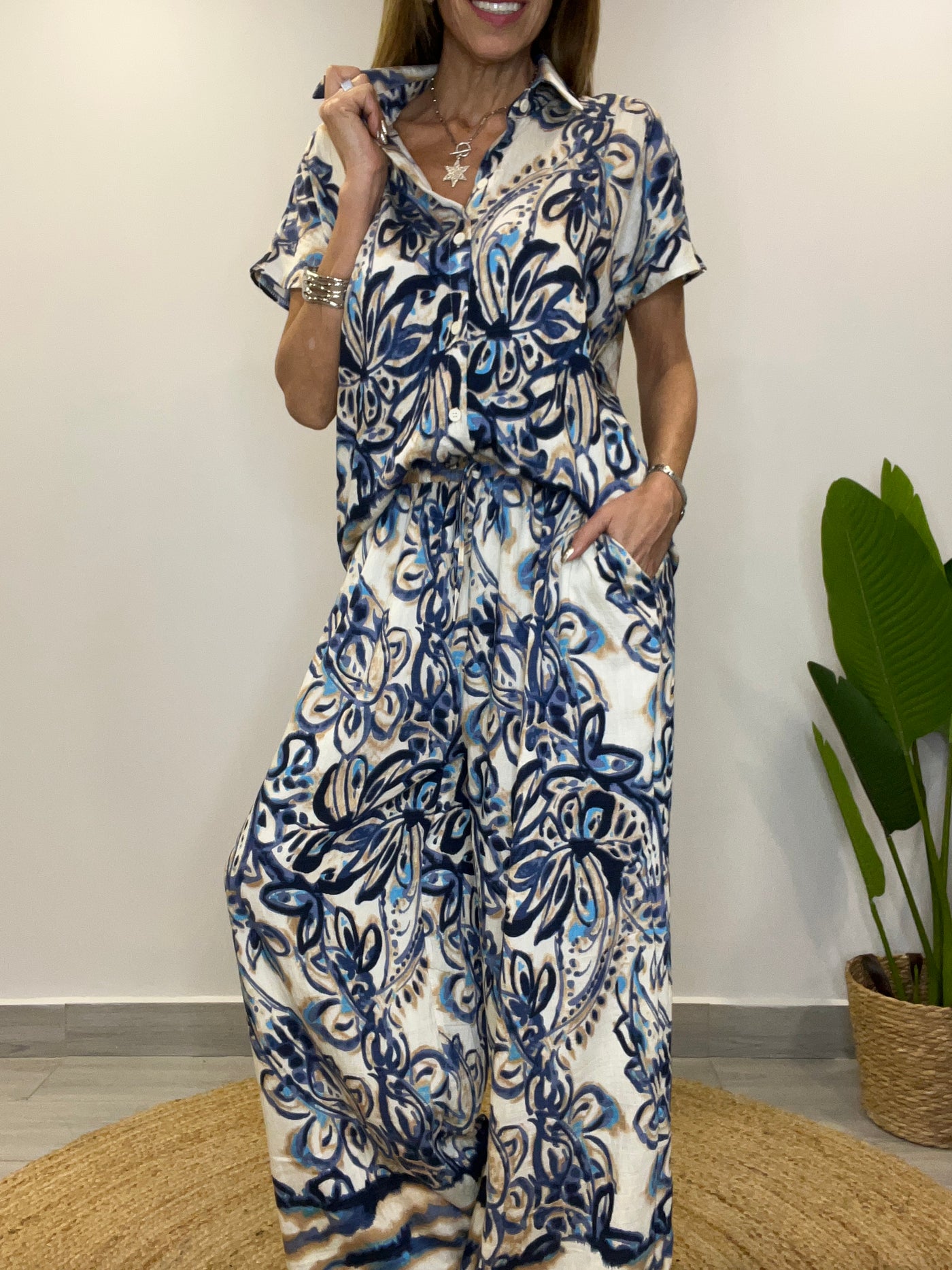 Conjunto Samaná (2 piezas) Azul