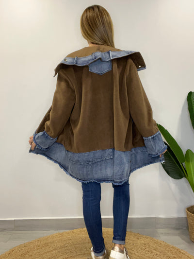 Chaqueta Paño/Jeans Singular Chocolate